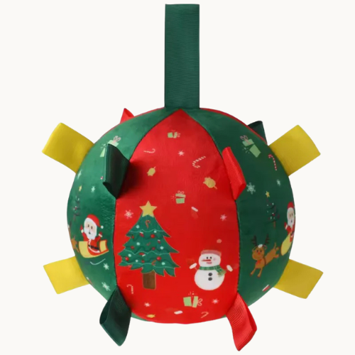 Christmas ball with sound for dogs