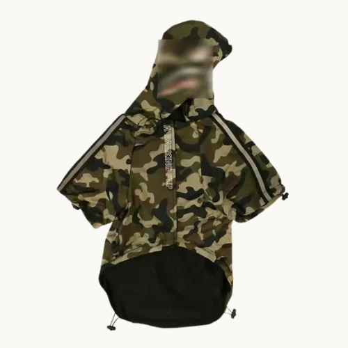 Camouflage dog hoodie 