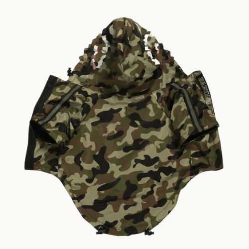 Camouflage dog hoodie 